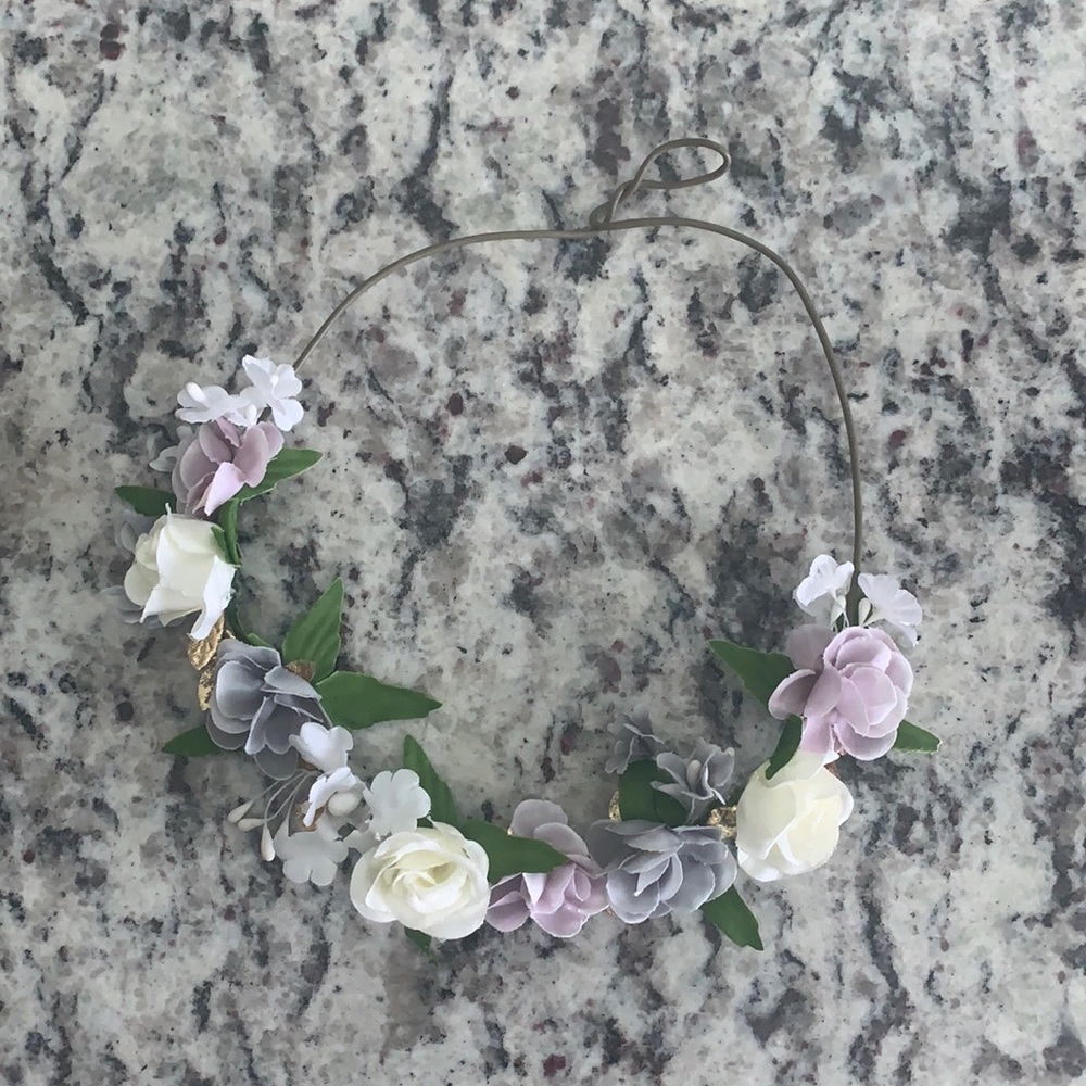 Floral head wrap